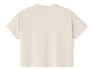 Sarcasm University Women's Boxy Tee - Casual Graphic Top for Humor Lovers - Image 2